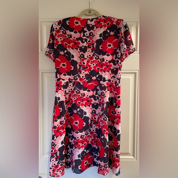 Michael Kors Floral Pink and Blue Dress - Picture 2 of 4